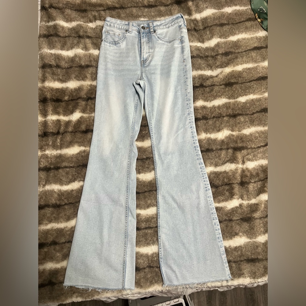Light Blue Flared Women's Jeans